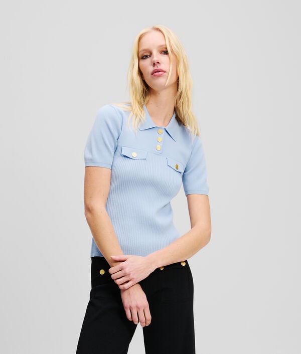 karl lagerfeld POLO AVEC BOUTONS