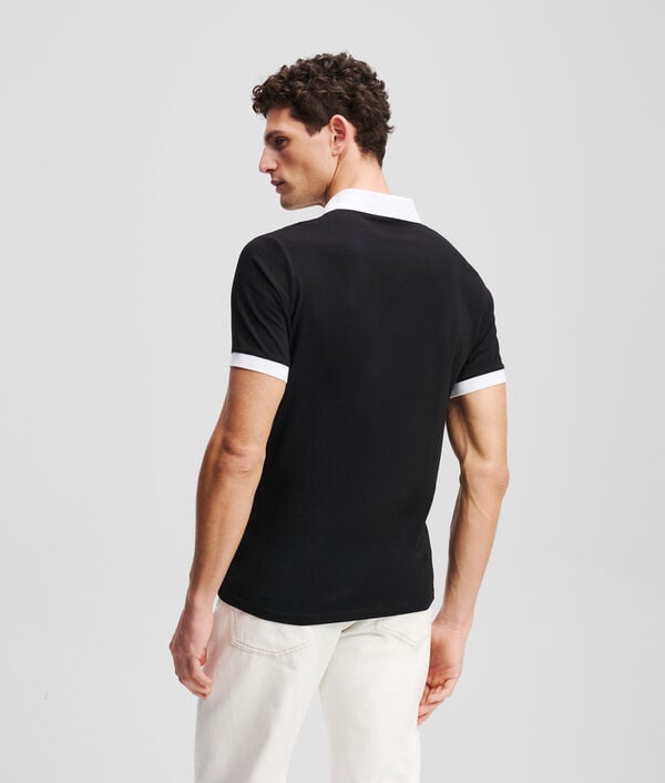 Karl Lagerfeld POLO AVEC COL CONTRASTÉ