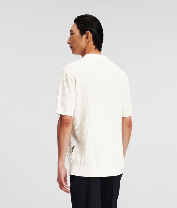 Karl Lagerfeld POLO TRICOTÉ KL MONOGRAM