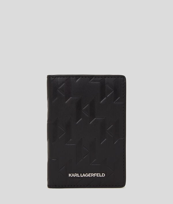 karl lagerfeld PORTE-CARTES EN CUIR K/LOOM