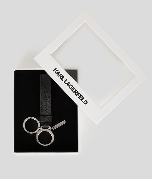 Karl Lagerfeld PORTE-CLÉS EN CUIR K/ESSENTIAL