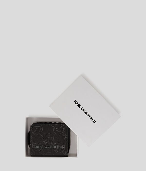 Karl Lagerfeld PORTEFEUILLE IKON MONOGRAM MOYEN
