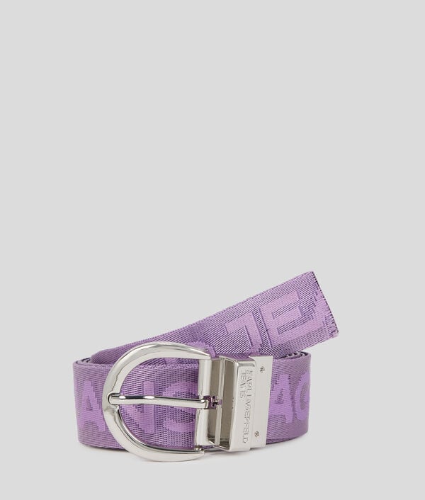 karl lagerfeld REVERSIBLE WEBBING BELT