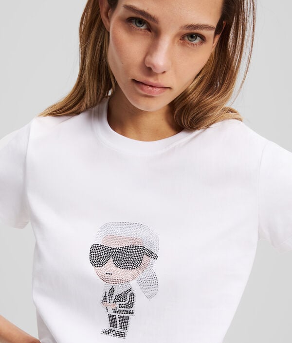 Karl Lagerfeld RHINESTONE IKON KARL T-SHIRT