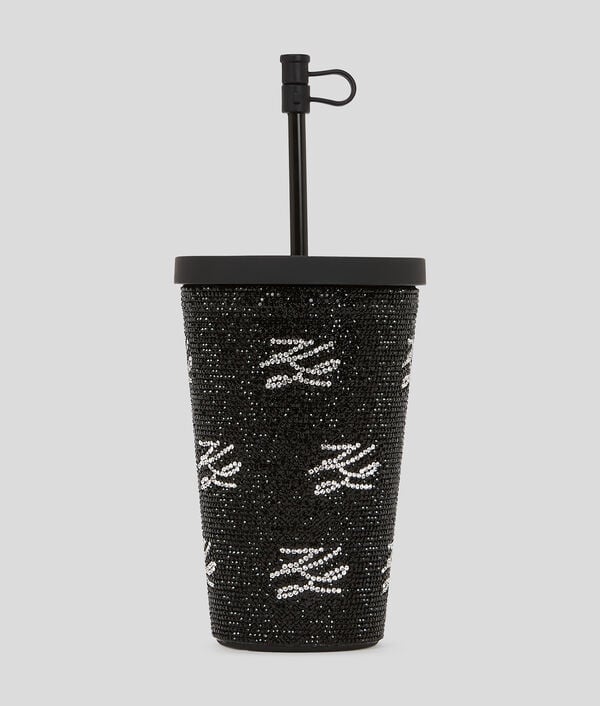 karl lagerfeld RHINESTONE KARL AUTOGRAPH TO-GO CUP