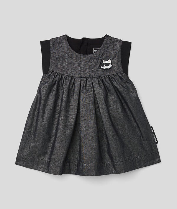 karl lagerfeld ROBE AVEC BROCHE IKON POUR BÉBÉS