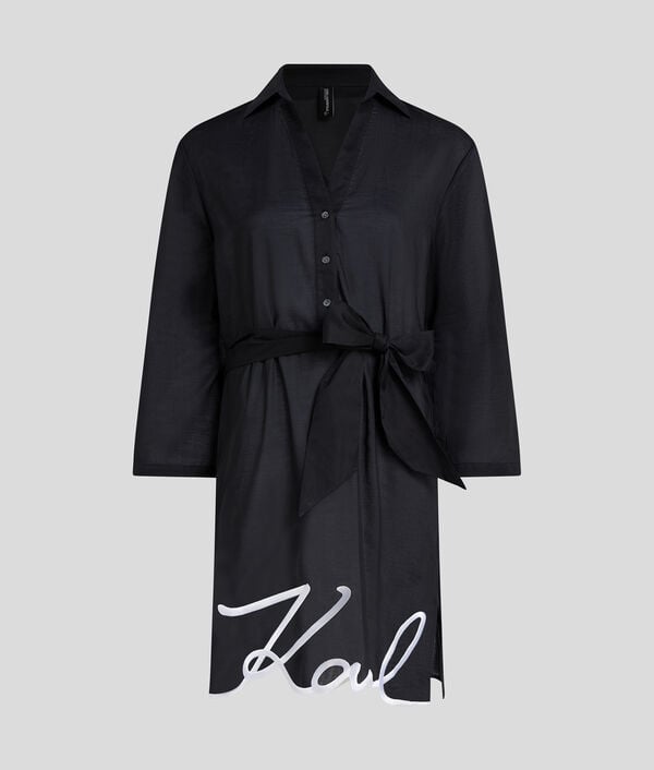 Karl Lagerfeld ROBE-CHEMISE DE PLAGE K/SIGNATURE