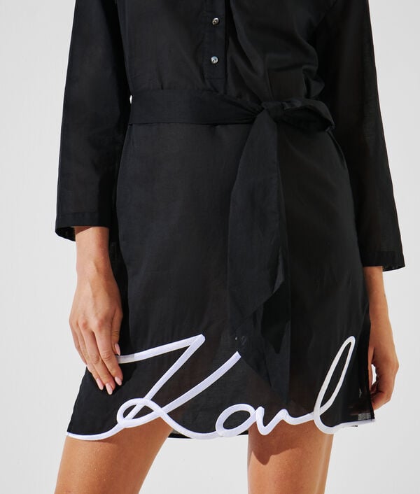 Karl Lagerfeld ROBE-CHEMISE DE PLAGE K/SIGNATURE