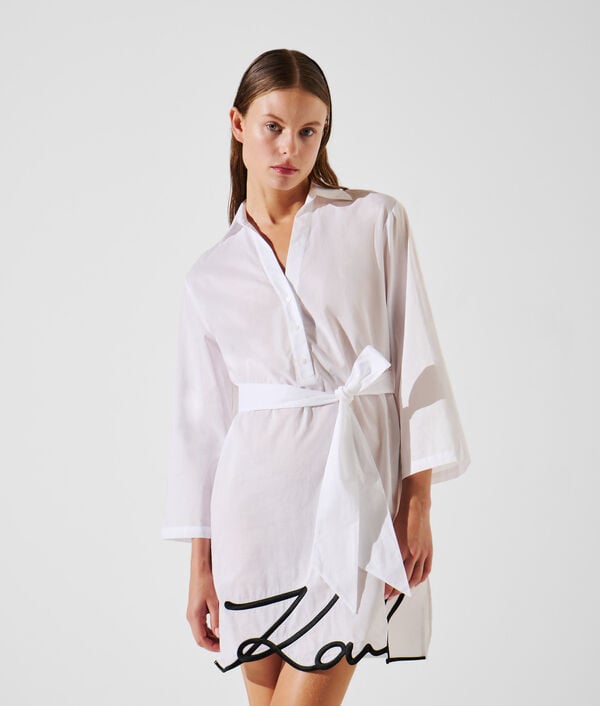 karl lagerfeld ROBE-CHEMISE DE PLAGE K/SIGNATURE