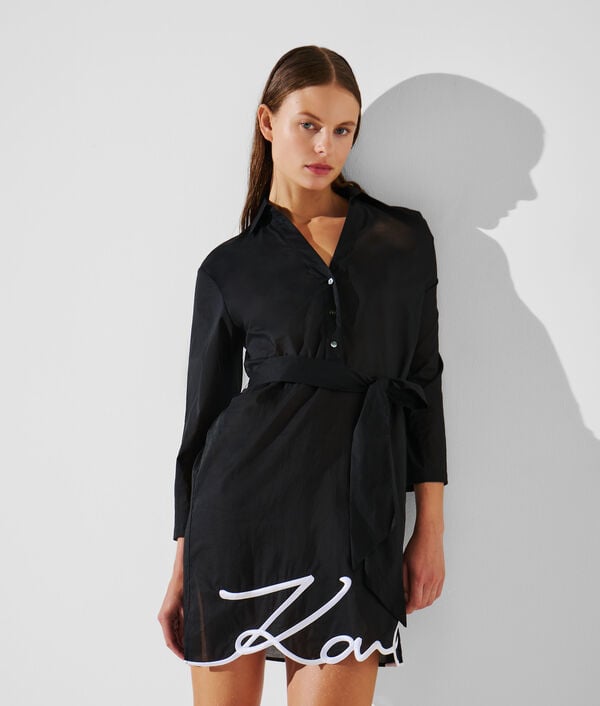 karl lagerfeld ROBE-CHEMISE DE PLAGE K/SIGNATURE