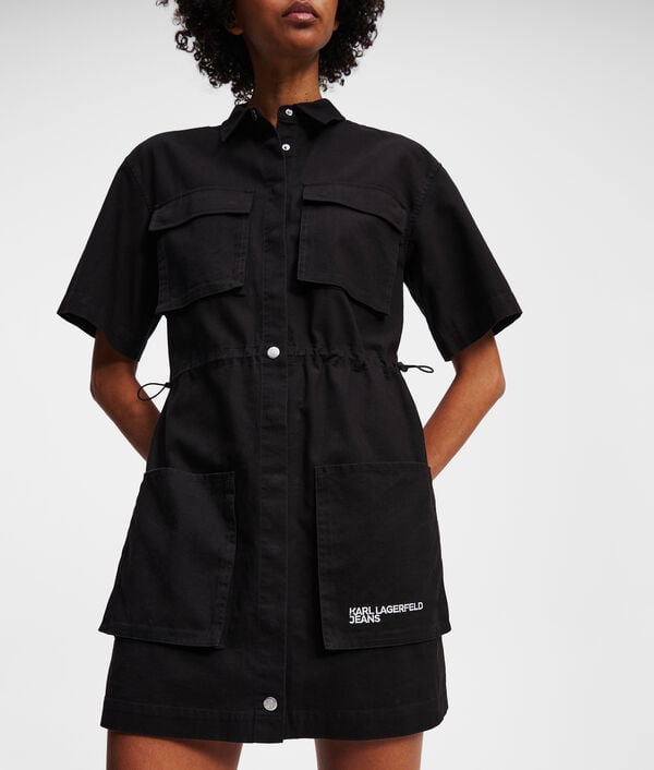 Karl Lagerfeld ROBE CHEMISE UTILITAIRE