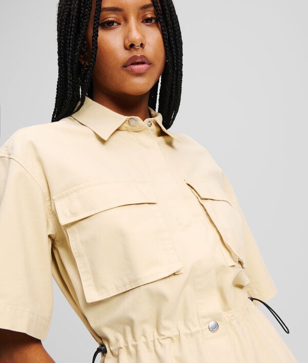 Karl Lagerfeld ROBE CHEMISE UTILITAIRE