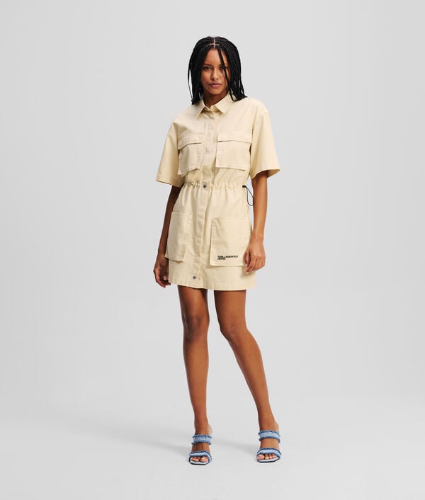 karl lagerfeld ROBE CHEMISE UTILITAIRE