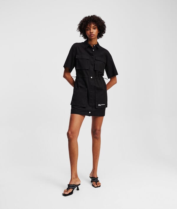 karl lagerfeld ROBE CHEMISE UTILITAIRE