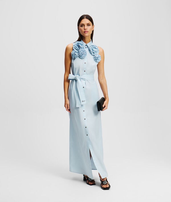 karl lagerfeld ROBE-CHEMISIER À FLEURS