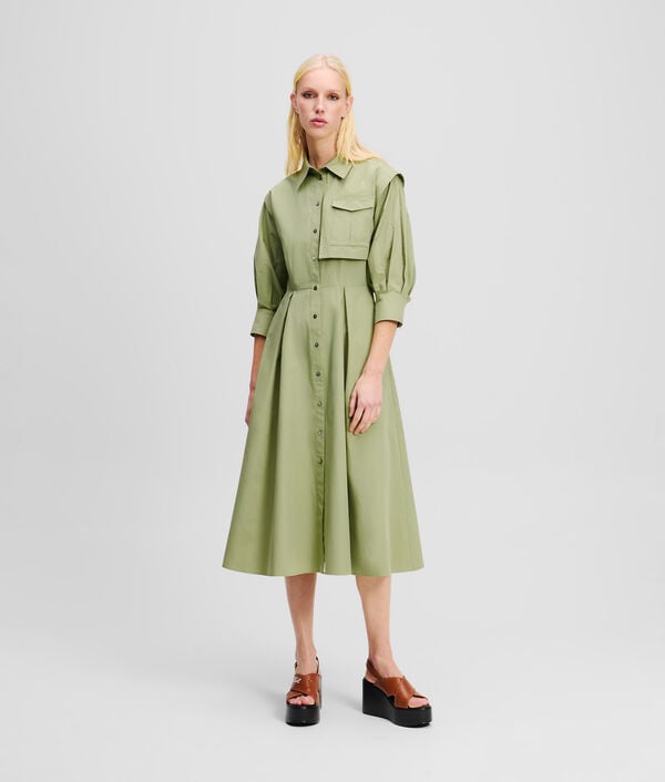 karl lagerfeld ROBE-CHEMISIER CARGO