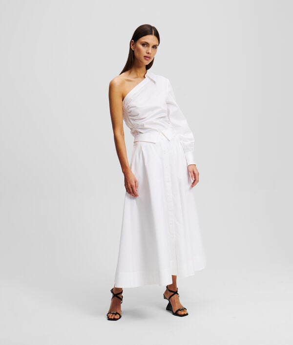 karl lagerfeld ROBE-CHEMISIER EN POPELINE