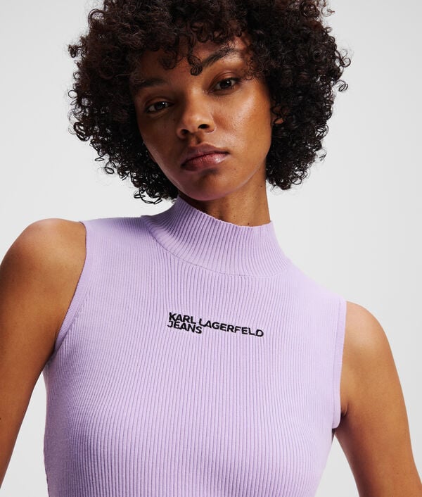 Karl Lagerfeld ROBE EN TRICOT À COL MONTANT