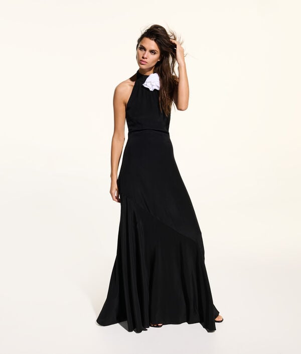 Karl Lagerfeld ROBE LONGUE EN SOIE KL STUDIO