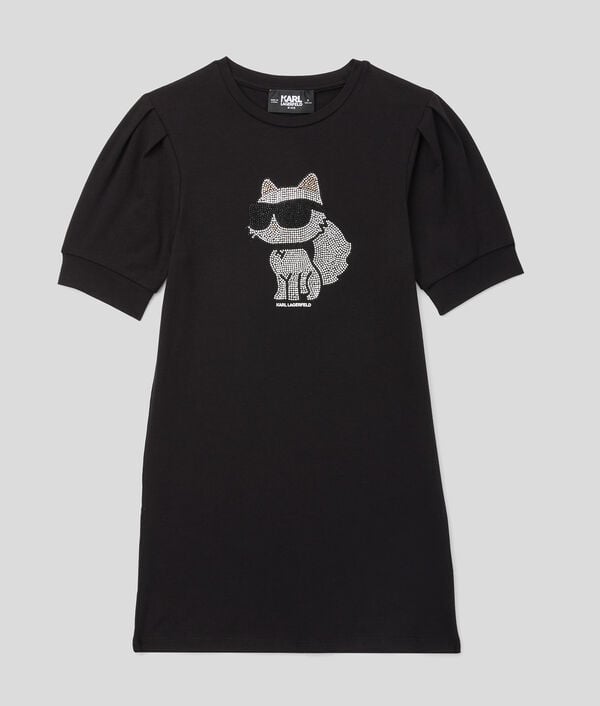 karl lagerfeld ROBE T-SHIRT IKON POUR FILLES
