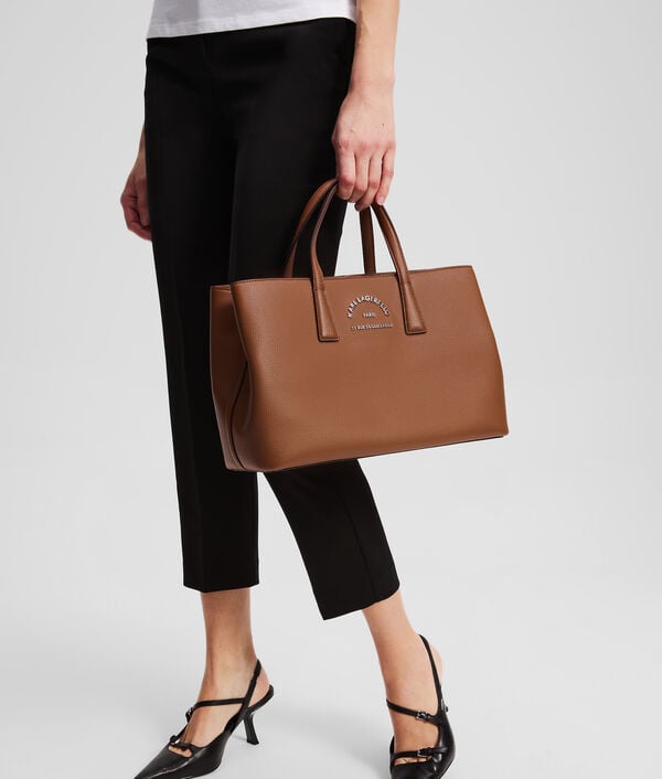 Karl Lagerfeld RUE ST-GUILLAUME METAL SATCHEL BAG