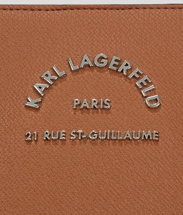 Karl Lagerfeld RUE ST-GUILLAUME METAL SATCHEL BAG