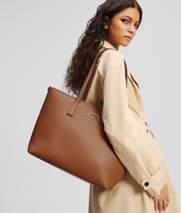 Karl Lagerfeld RUE ST-GUILLAUME METAL TOTE BAG