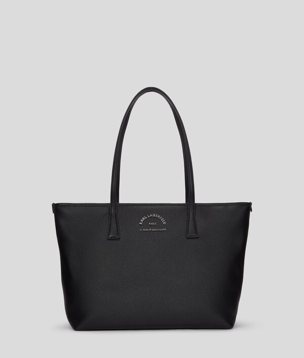 karl lagerfeld RUE ST-GUILLAUME METAL TOTE BAG