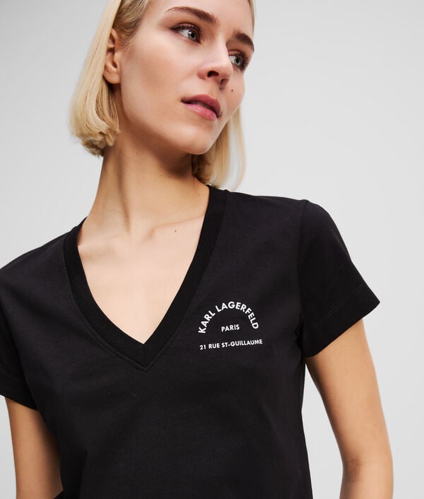 Karl Lagerfeld RUE ST-GUILLAUME V-NECK T-SHIRT