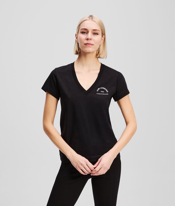 karl lagerfeld RUE ST-GUILLAUME V-NECK T-SHIRT
