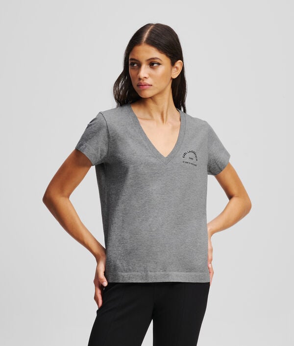 karl lagerfeld RUE ST-GUILLAUME V-NECK T-SHIRT