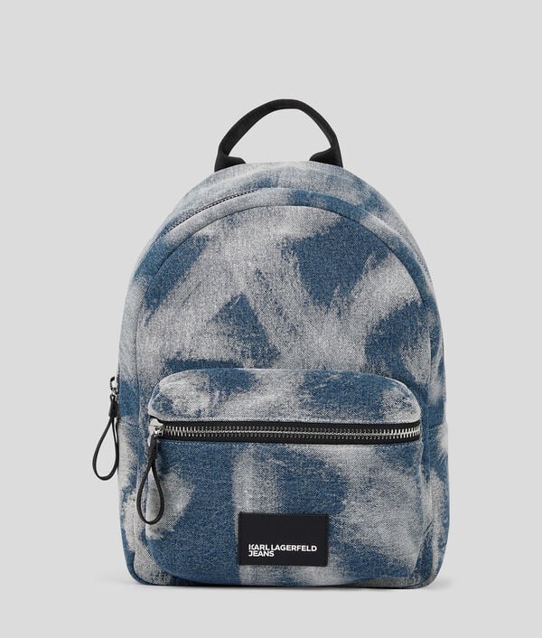 karl lagerfeld SAC À DOS EN DENIM DÉLAVÉ