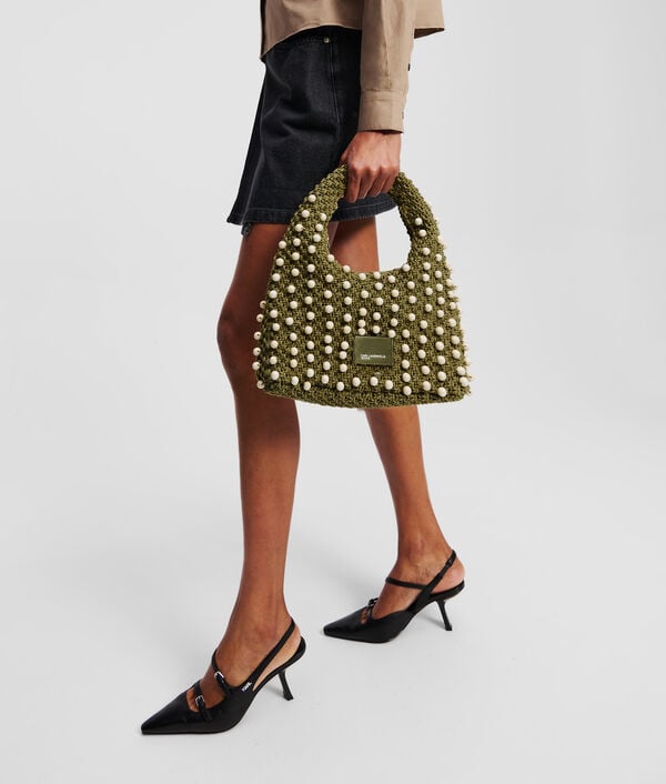 Karl Lagerfeld SAC AVEC ANSE PERLÉ EN CROCHET