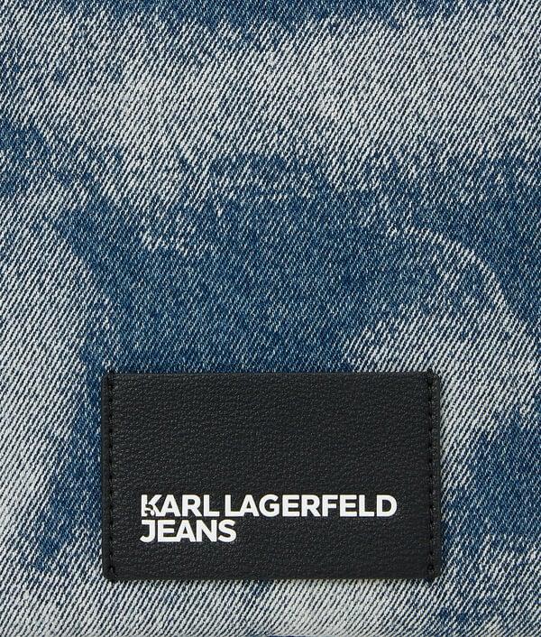 Karl Lagerfeld SAC BESACE EN DENIM DÉLAVÉ