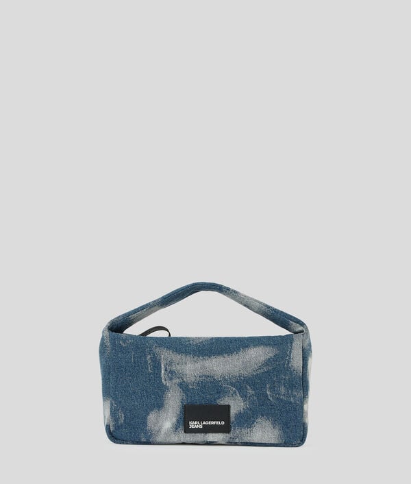 karl lagerfeld SAC BESACE EN DENIM DÉLAVÉ