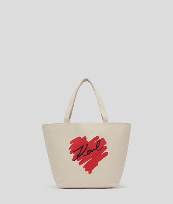 karl lagerfeld SAC CABAS RÉVERSIBLE K/HEART