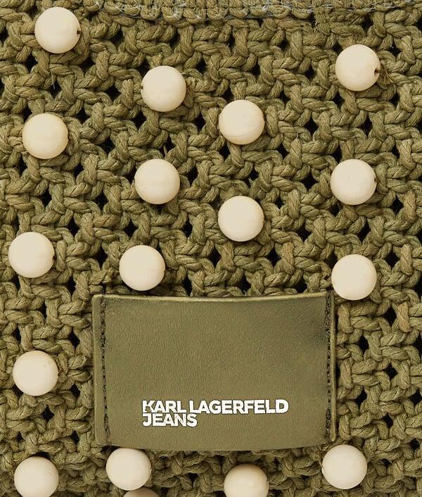 Karl Lagerfeld SAC PORTÉ ÉPAULE PERLÉ EN CROCHET