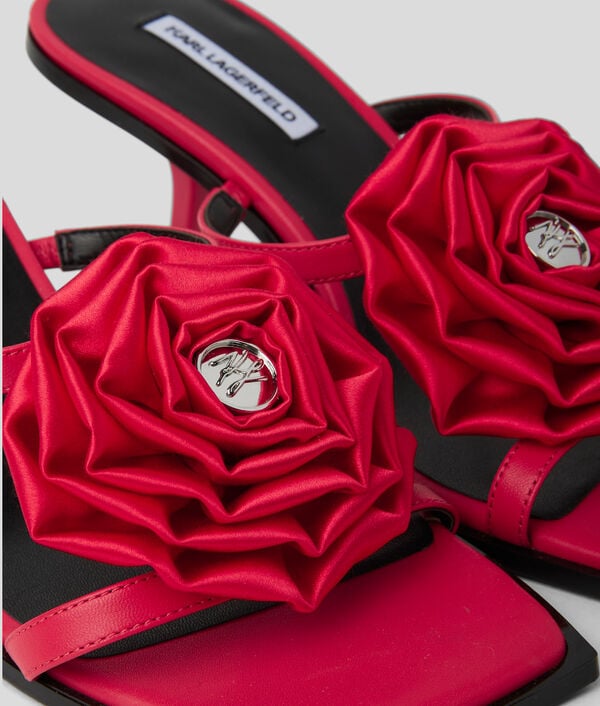 Karl Lagerfeld SANDALES À TALONS FLEURIES KARMEL