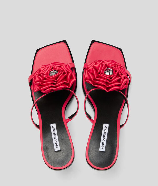 Karl Lagerfeld SANDALES À TALONS FLEURIES KARMEL