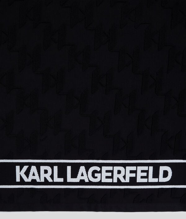Karl Lagerfeld SERVIETTE DE PLAGE AVEC LOGO KARL