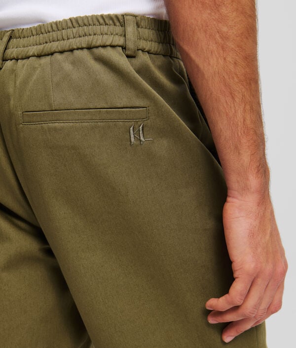 Karl Lagerfeld SHORT CHINO KL MONOGRAM
