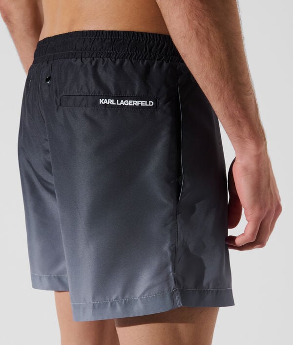 Karl Lagerfeld SHORT DE BAIN EFFET OMBRÉ IKON