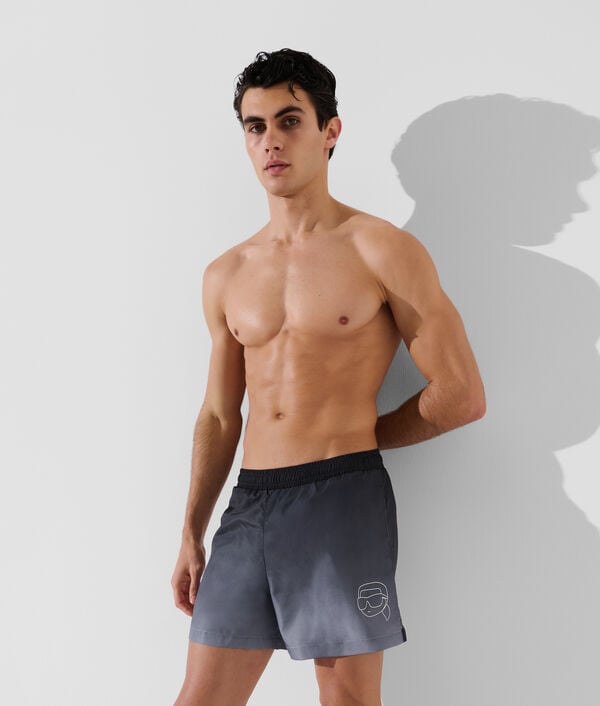 karl lagerfeld SHORT DE BAIN EFFET OMBRÉ IKON