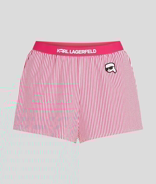 karl lagerfeld SHORT DE PYJAMA IKON RAYÉ