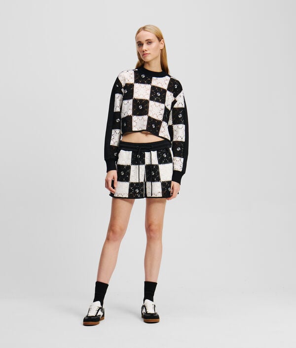 karl lagerfeld SHORT EN CROCHET
