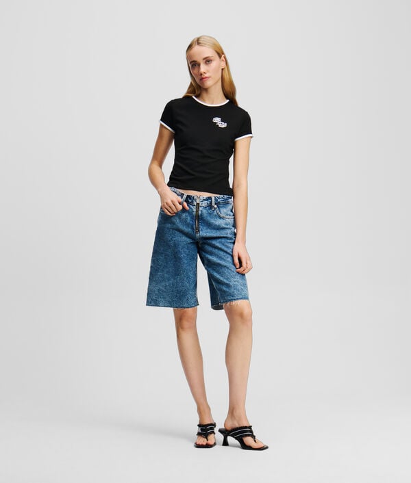 karl lagerfeld SHORT EN DENIM DÉCONTRACTÉ