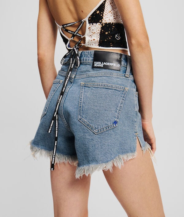 Karl Lagerfeld SHORT EN DENIM EFFILOCHÉ