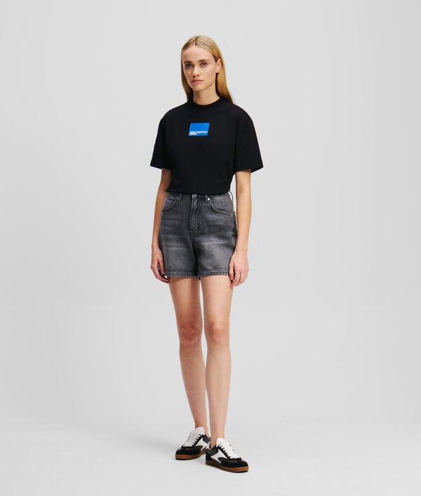 karl lagerfeld SHORT EN DENIM TAILLE HAUTE