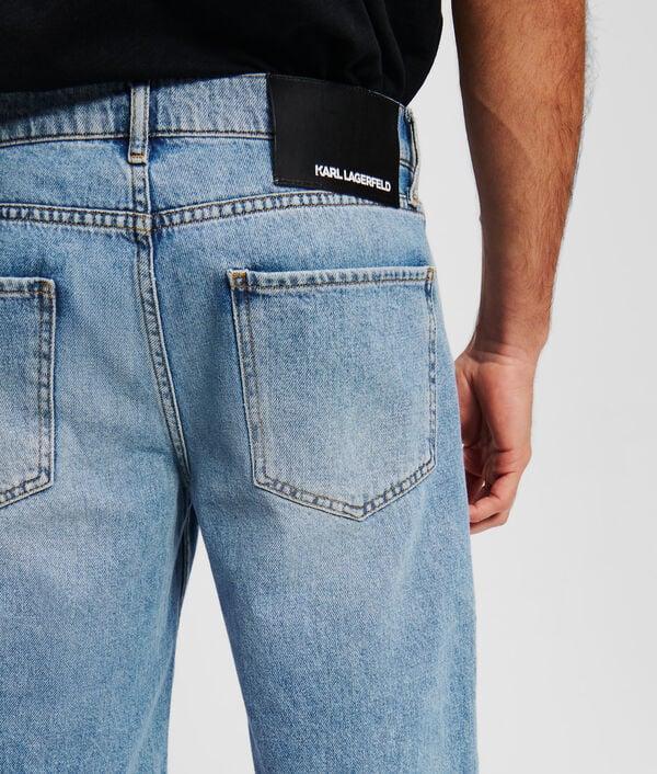 Karl Lagerfeld SHORT EN JEAN DÉLAVÉ