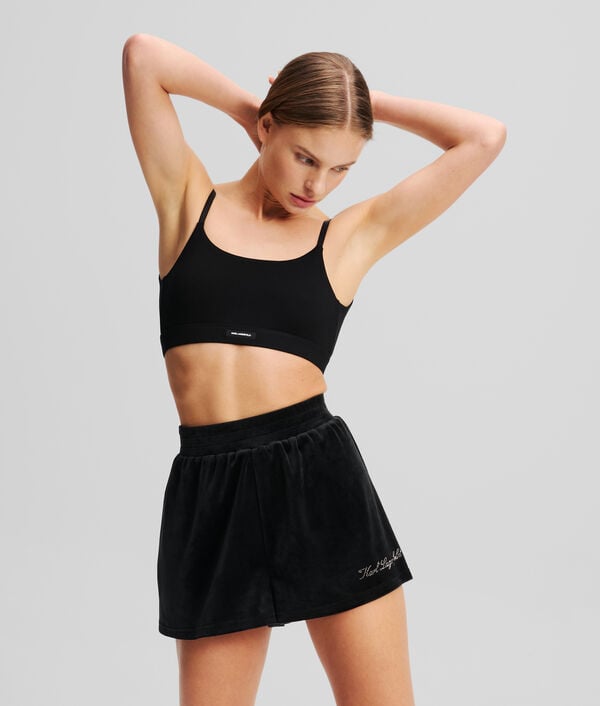 karl lagerfeld SHORT MOLLETONNÉ HOTEL KARL